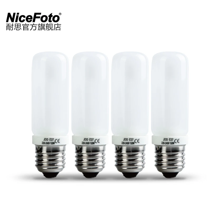 Nicefoto jdd light bulb E27 150w flash  Bulb Photography Lamp Flash Light Layout Modeling Bulb