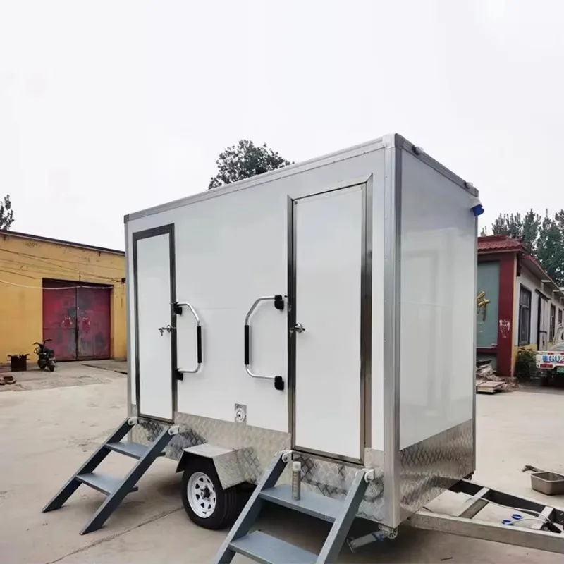 Container‑Type Mobile Toilet, Integrated Shower Public Restroom For Scenic Spot & Camping, Eco‑Friendly Creative Toilet