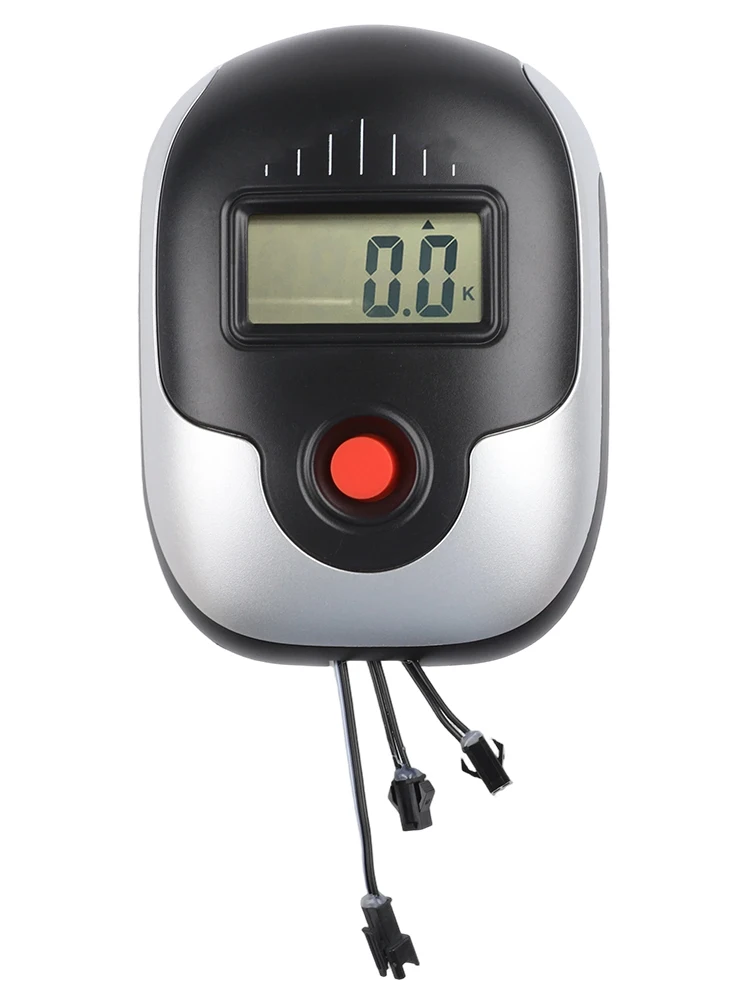 Indoor Cycling Stationary Bike Speedmeter LED Display Speedmeter Calorie Counter Grey ABS Material Construction