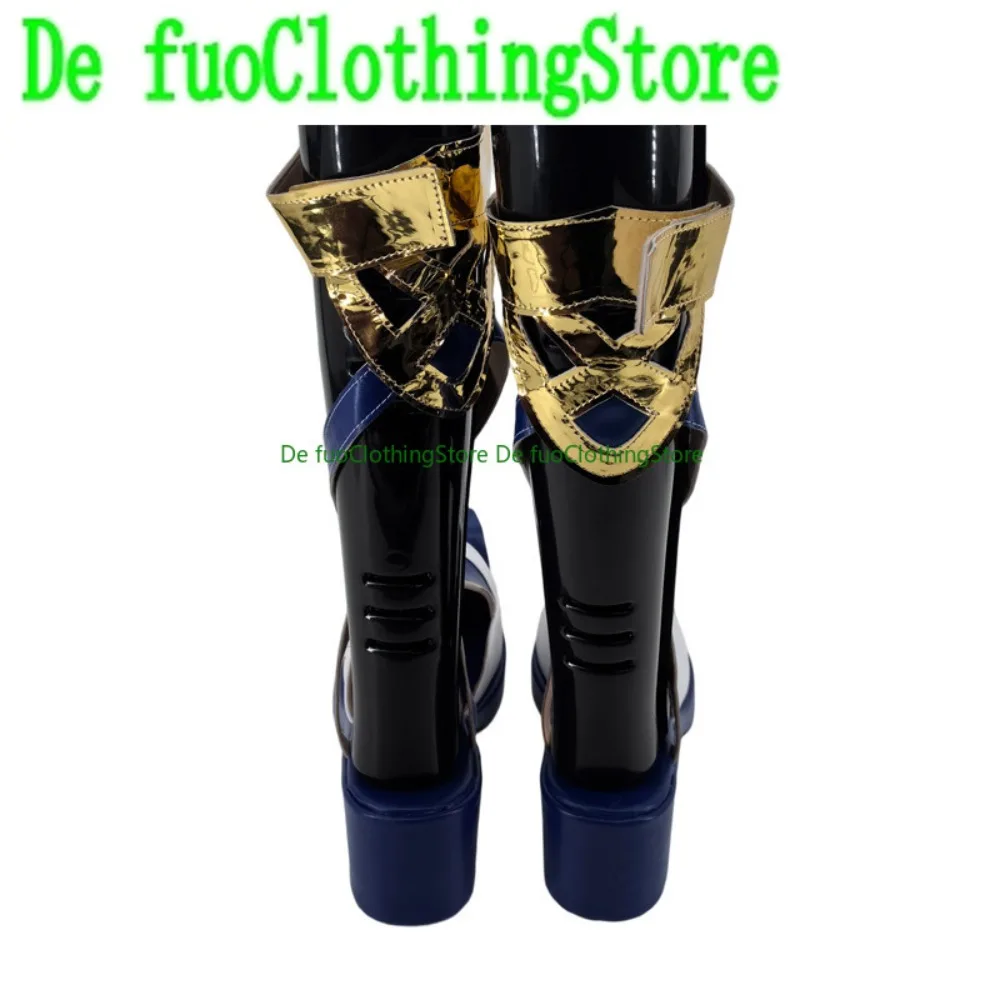 衣類原神インパクトファルザンコスプレ靴アニメゲームロールプレイングハロウィンパーティーコスチューム靴ブーツデフオ