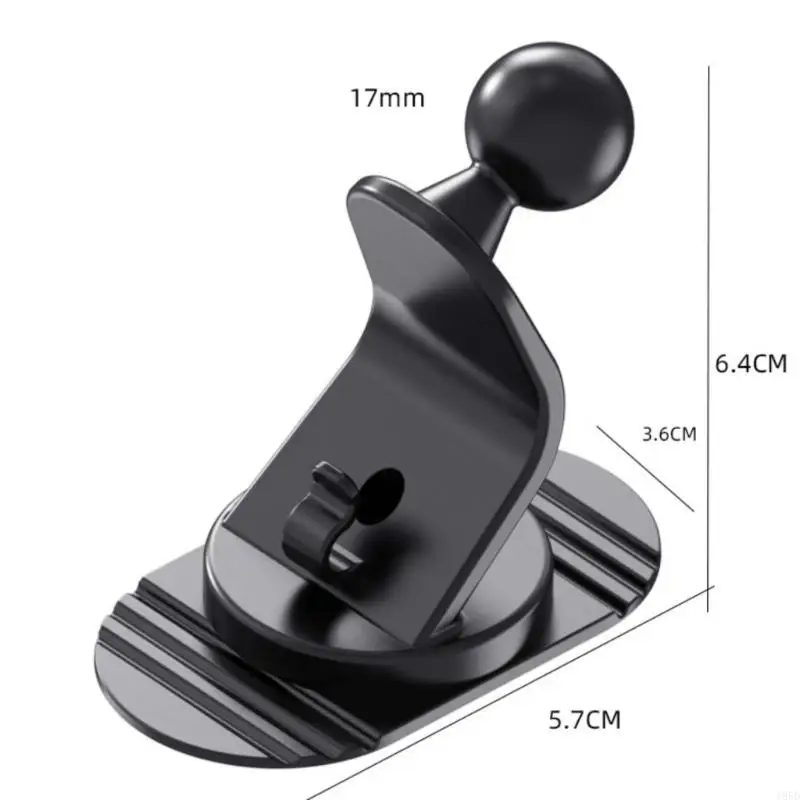 Adaptador de ventilação de ar do carro de rotação de 360 graus com mecanismo de travamento para suporte de telefone de cabeça esférica de 17mm suportes de navegação de rack