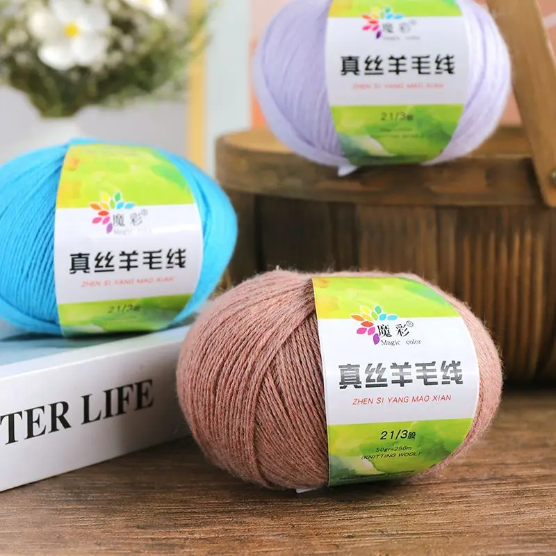 50g Genuine Cashmere Yarn, Ultra Soft Fine Thread, Hand Woven Cashmere Yarn, Knitted Sweater, Scarf Yarn, DIY Yarn Ball