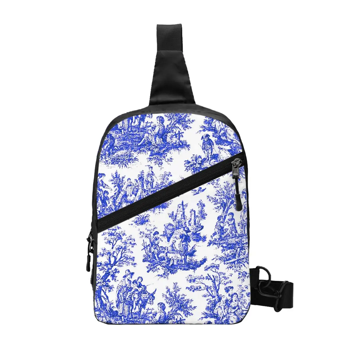 

Nomades Artsy винтажная нагрудная сумка Toile De Jouy, мужской рюкзак через плечо на слинге, нагрудная сумка, дорожный походный рюкзак, сумка на плечо