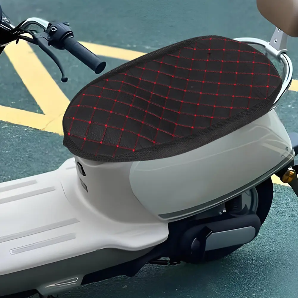 Fake Waterproof Scooter Seat Cover Universal Fit Electric Motorcycle Motorbike Seat Protector Pad Cushion Uv Resistant