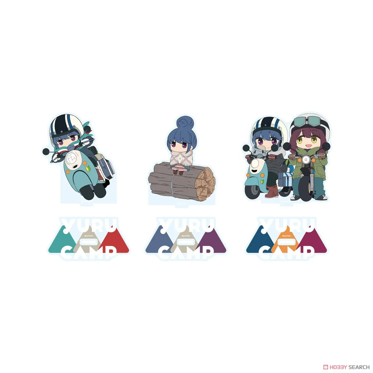 Anime Laid-Back Yuru Camp Shima Rin Kagamihara Nadeshiko Acrylic Stand Figure Display Cosplay Charm Cartoon Desktop 10CM