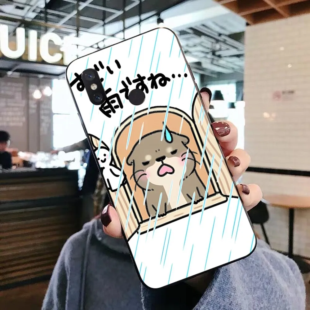 Cute Otter Lutra lutra Phone Case For Xiaomi Mi 5X 8 9 10 11 12 lite pro 10T PocoX3pro PocoM3 Note 10 pro lite