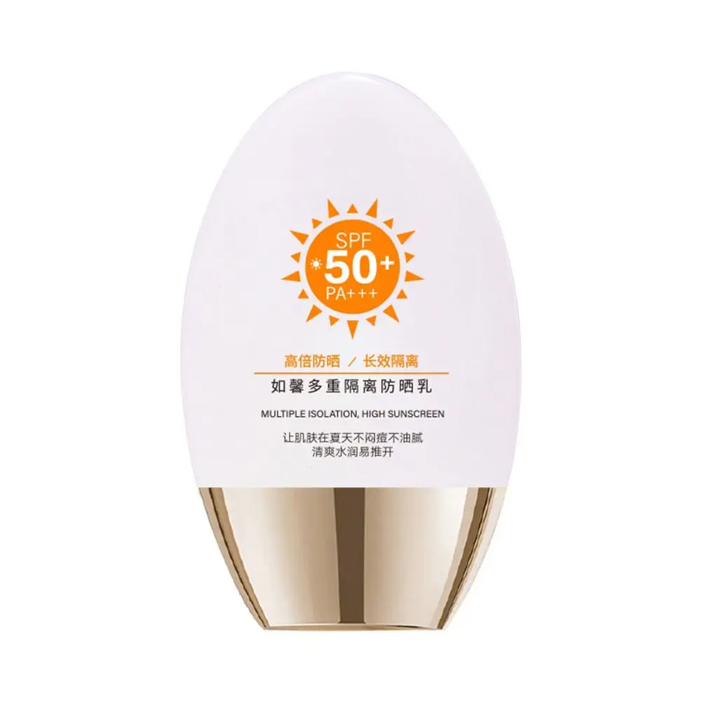 Creme protetor solar facial, protetor solar, isolamento, produto de clareamento, hidratante, clareamento, cuidados, loção para a pele, FPS 50 +, P6Z3