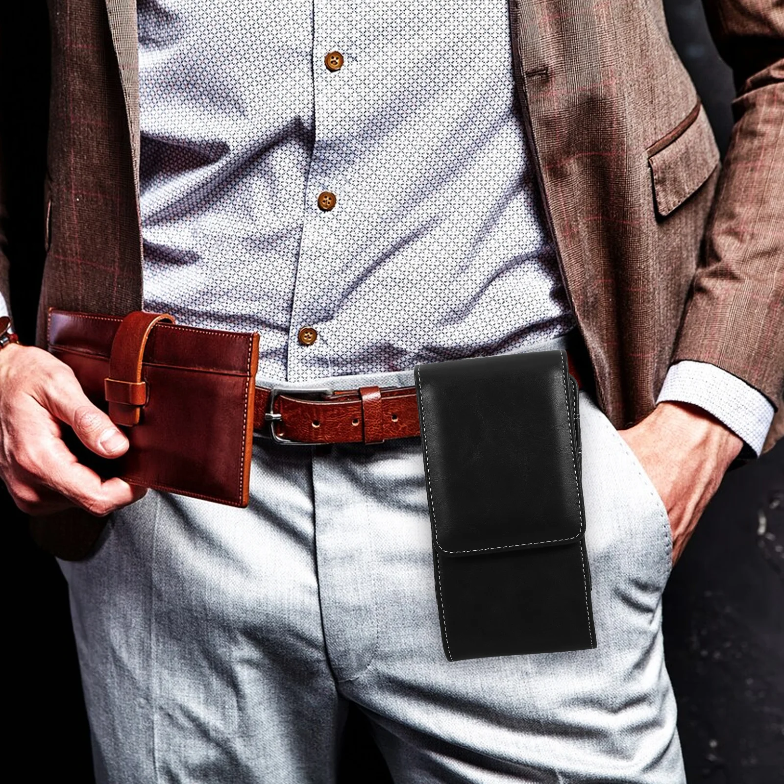 

Phone Waist Bag Small Cellphone Carrier Lightweight Key Card Holder for Travel Shopping Use Phone Bag Cellphone Pouch