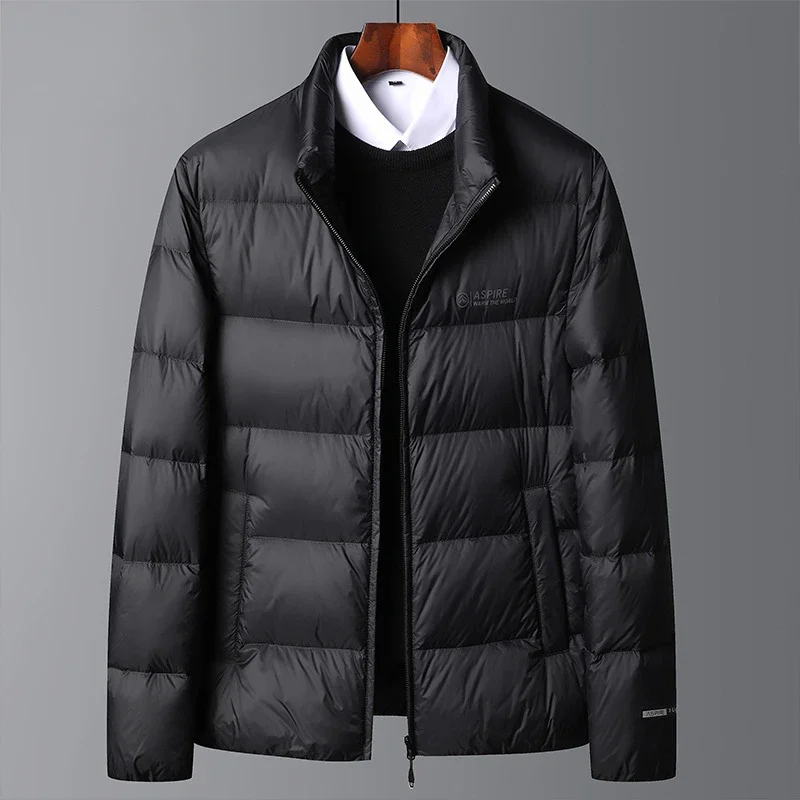 

90% White Duck Down Jacket Men's Puffer Thickened Coldproof Down Coats Warm Fashion Bread Down Jackets Jaqueta Nylon Masculino