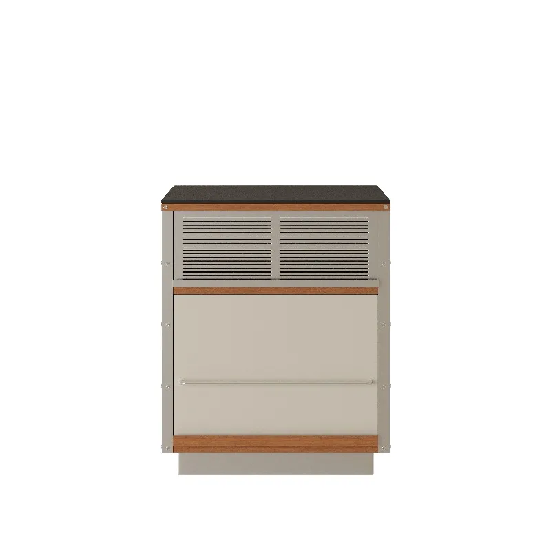 Modern simple metal bedside table, industrial style bedroom bedside table, design sense wall locker, storage cabinet