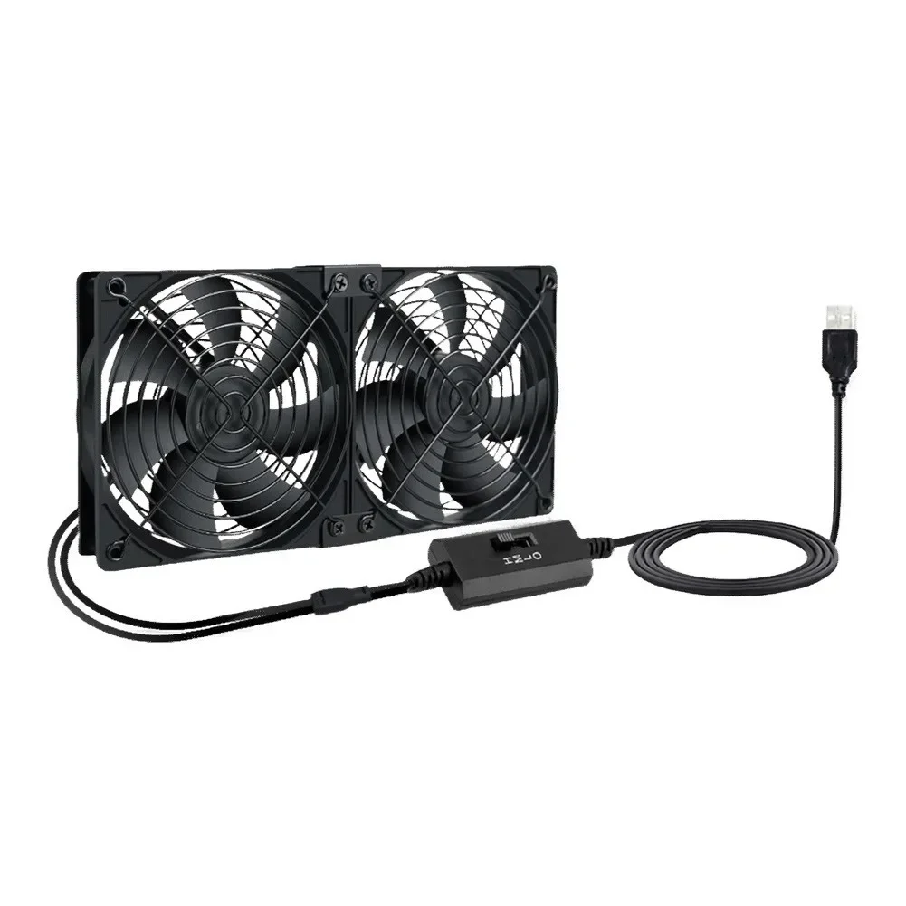 USB 3-speed Adjustable Cooling Fan Suitable For Routers & Other Devices For Air Purifiers, Pet Dryers, And Indust-rial Cabinets