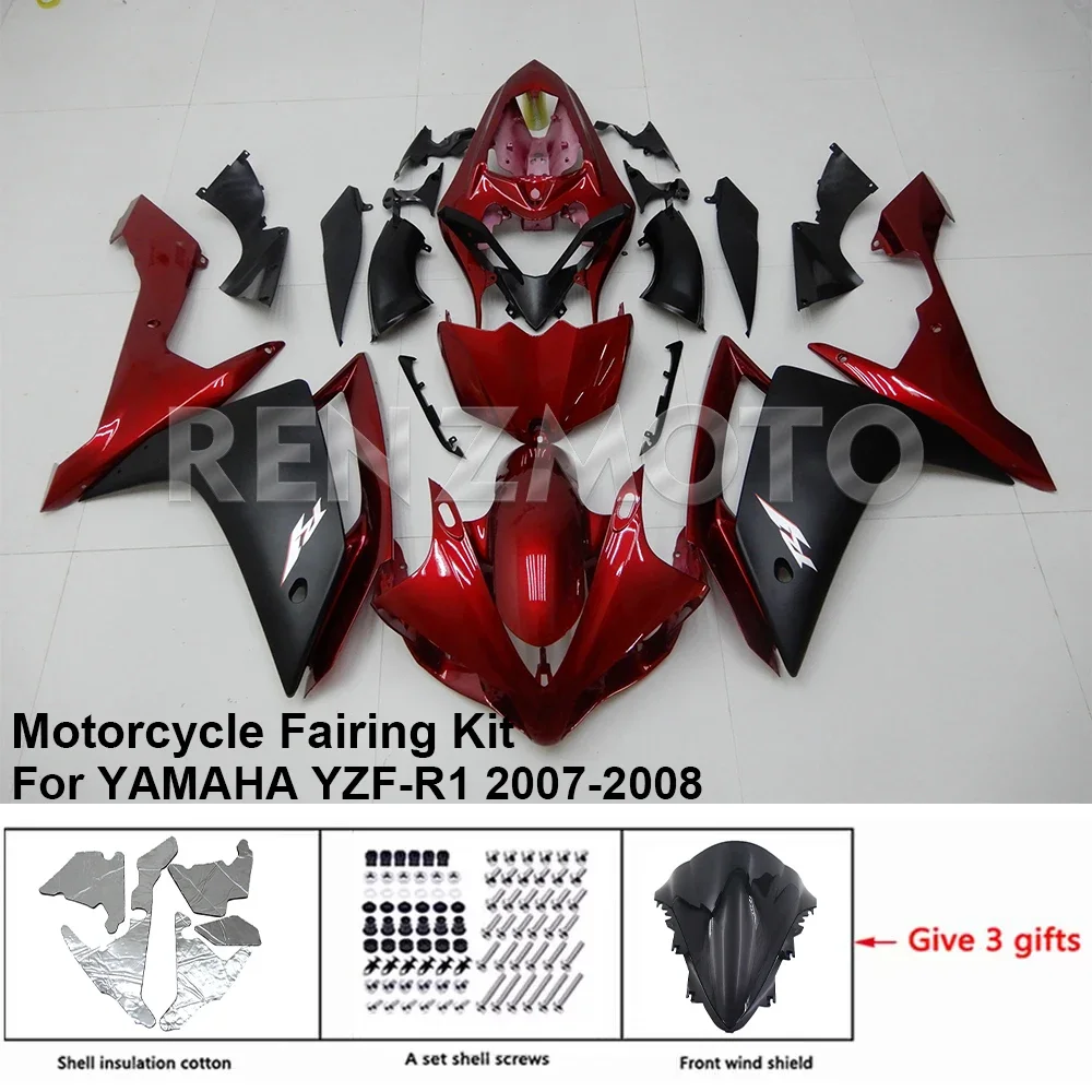 

For YAMAHA YZF R1 2007-2008 Fairing R/Z 8R111 Motorcycle Set Body Kit decoration Plastic Guard Plate Accessories Shell