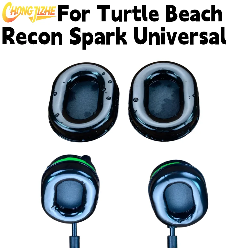 Replacement Cooling Gel Silicone Ear Pads For Turtle Beach Recon Spark Universal Gaming Headset Memory Foam Repair Parts