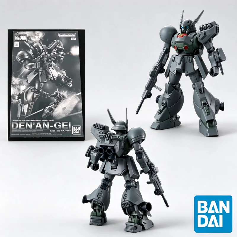 Bandai Genuine RE 1/100 XM-02 DEN'AN-GEI Anime Action Figure Robot Collectible Assembly Model Toys Ornament Gift