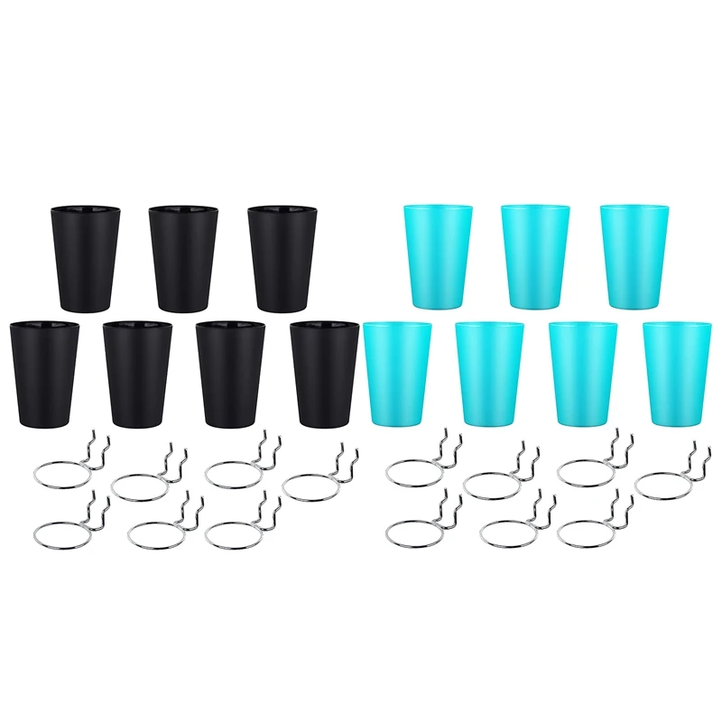 7 Sets Pegboard Haken Met Pegboard Cups Ring Stijl Pegboard Bakken Met Ringen Pegboard Bekerhouder Accessoires