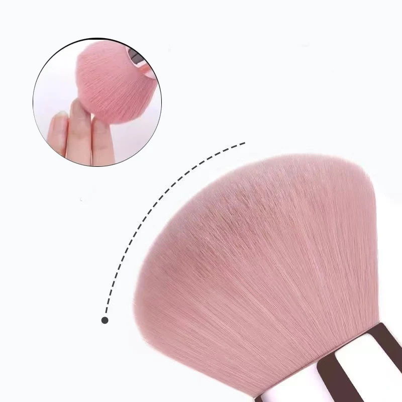 Nail Dust Cleaning Brush Mushroom Head Nail Brush Removal Large Size Nail Dust Brush Acrylic UV Gel Polish Powder Cleaning Tool