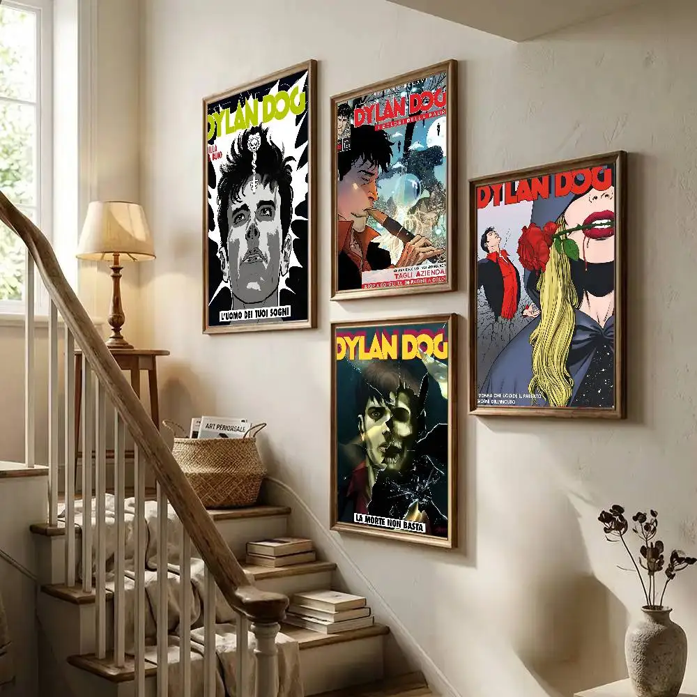 Amine D-Dylan Dog Poster Art With Prints Home Bedroom Living Room Decoration Gift