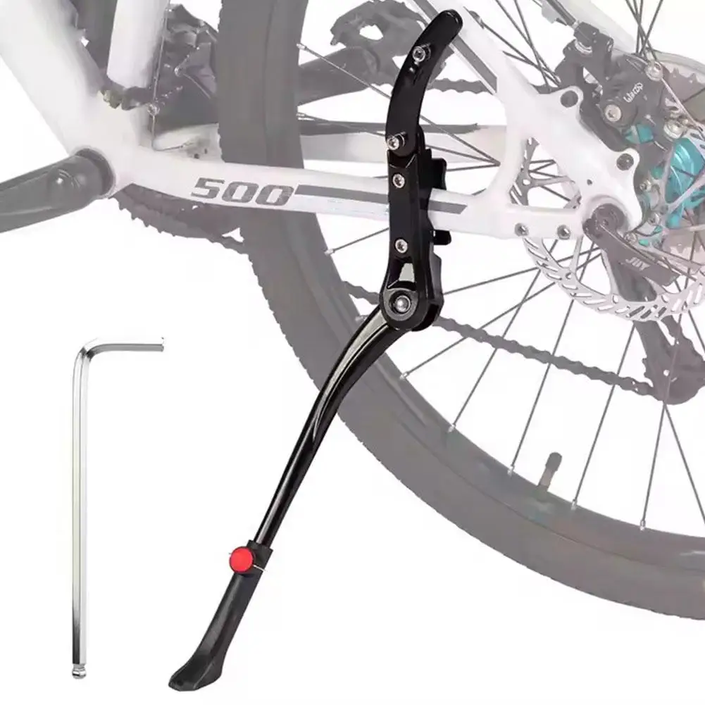 

Bicycle Kickstand Parking Cycling Adjustable MTB Road Side Racks Stand Support Kick Foot Brace Accessories Bike C5G8
