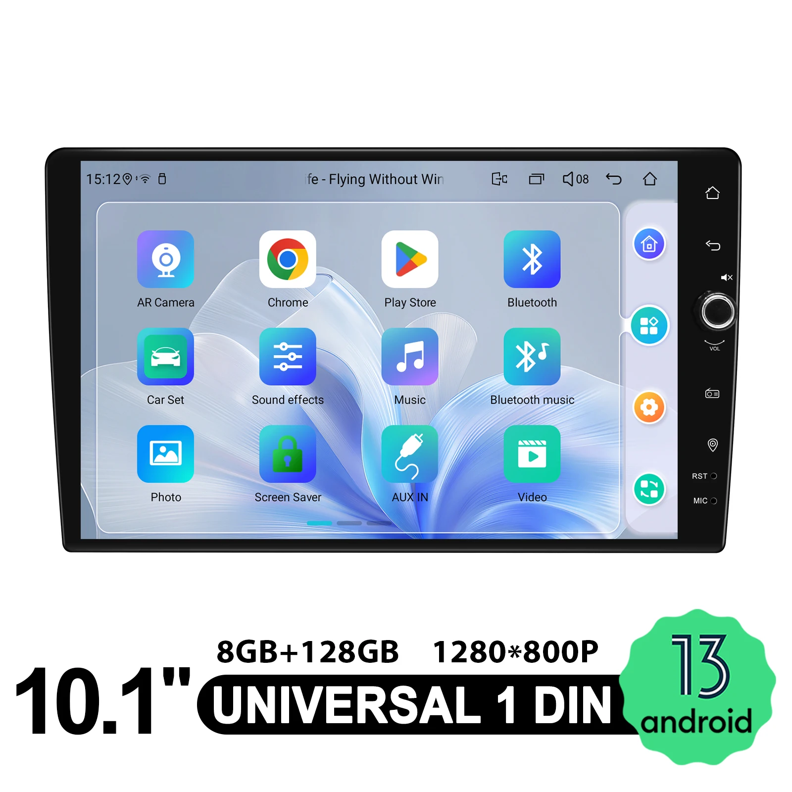 JOYING 10.1 بوصة راديو السيارة ستيريو واحد Din نظام تحديد المواقع والملاحة رئيس وحدة بلوتوث FM/AM/RDS HDMI التمهيد السريع للمركبات اليد اليمنى #3