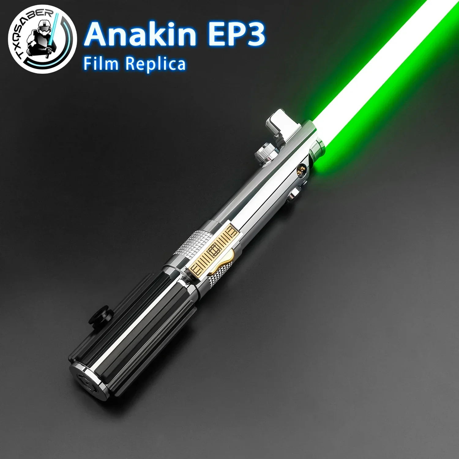 TXQSABER Anakin EP3 Lightsaber SNV4 Proffie2.2 Heavy Dueling High Quality Metal HiltSmooth Swing Laser Cospaly Toy FOC Force