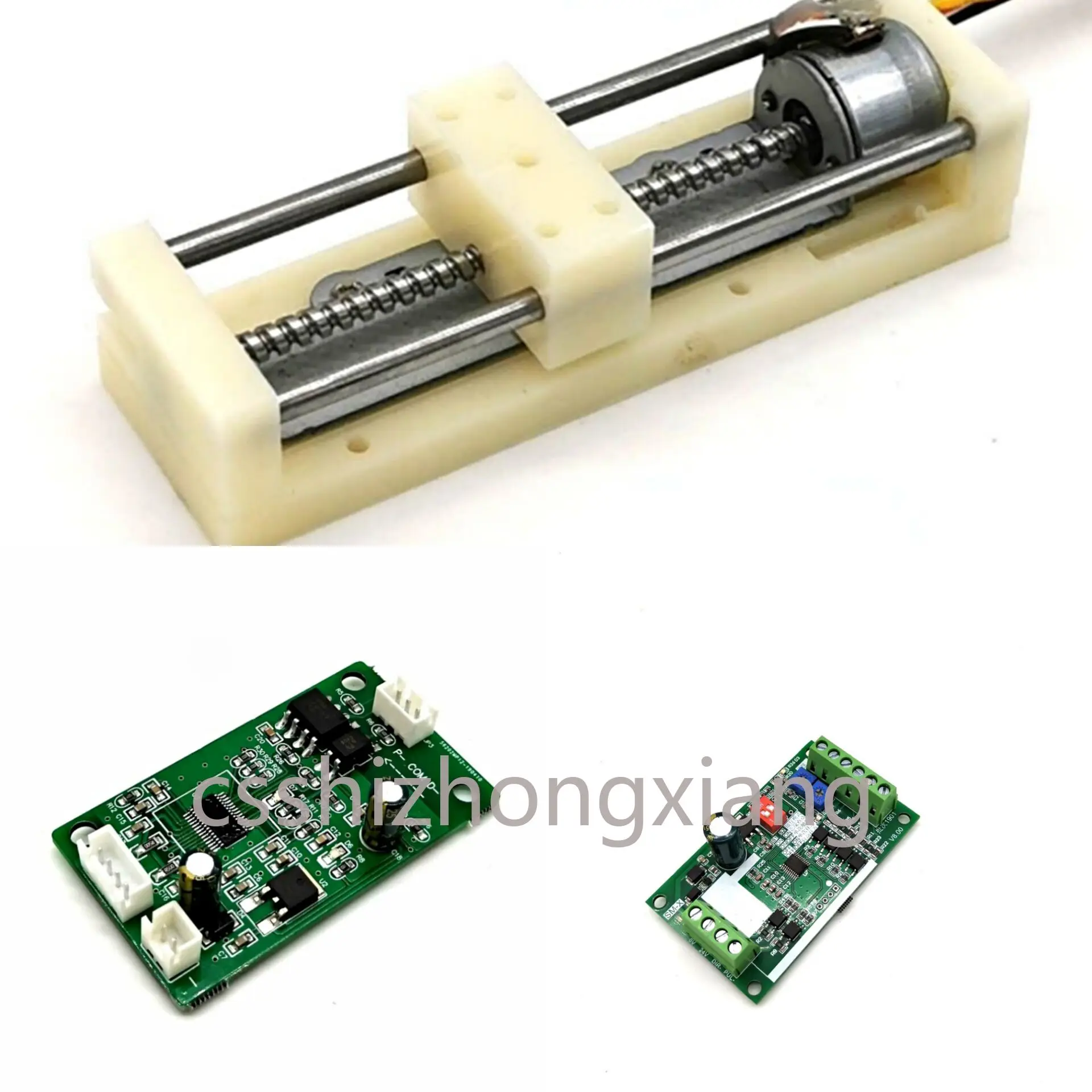 CD drive stepper motor slider linear guide micro teaching experiment screw rod moving slide table