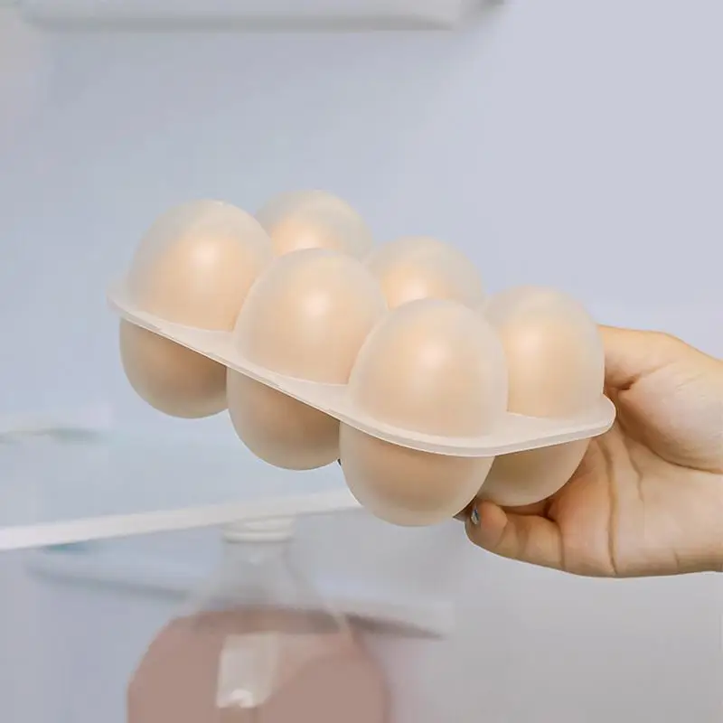

6Grid Egg Storage Box Portable Egg Holder Container for Outdoor Camping Picnic Eggs Box Case Kitchen Organizer Case