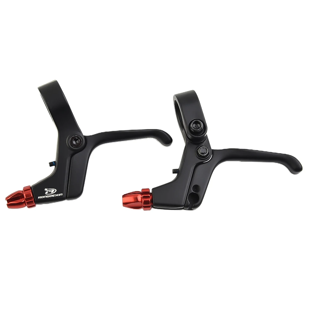 2-Finger Lever Brake Lever Aluminum Alloy Cycling Parts Kid Bike Mountain Bicycle Precise 2-Finger Lightweight