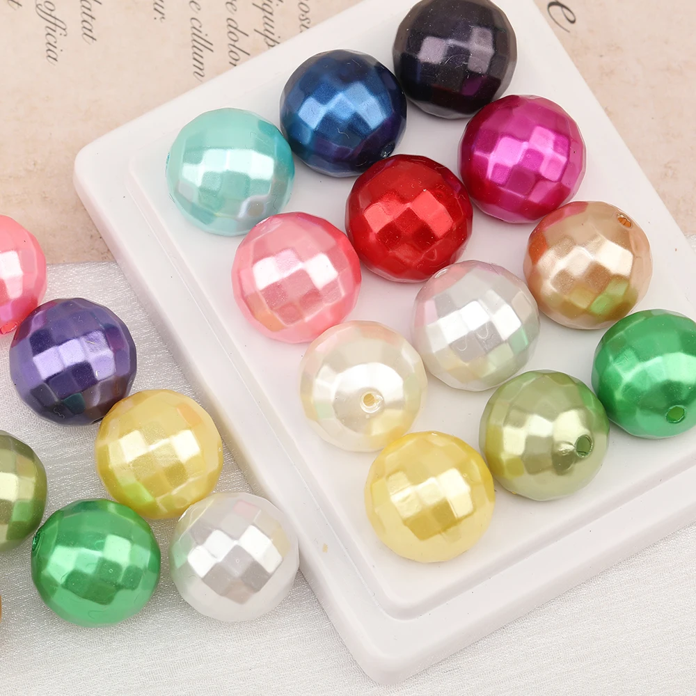 

Cordial Design 20MM 100PCS Acrylic Beads/Disco Beads/Hand Made/DIY Beads Making/Chunky Candy Beads For Kids Jewelry Findings