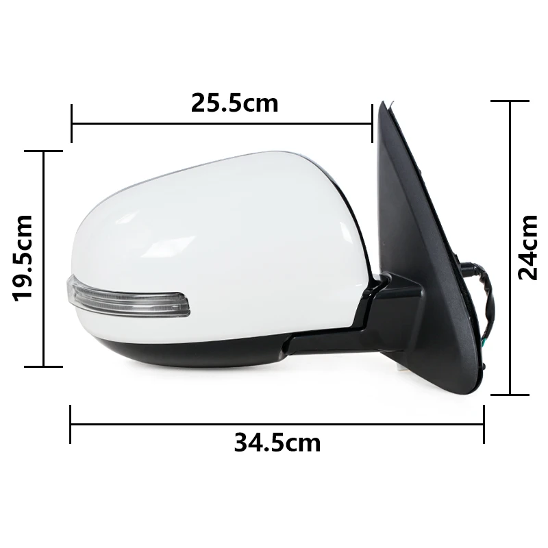 ​9Wires Car Accessories For Mitsubishi Outlander 2013-2020 Auto Outside Door Rearview Mirror Assemblys Left/Right