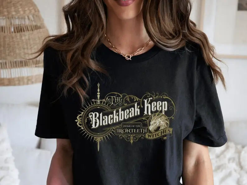 SJM Throne of Glass Terrasen Merch T-shirt SJM Merch Throne of Glass Shirt Bookish Merch Manon Blackbeak The Thirteen Tee Shirt