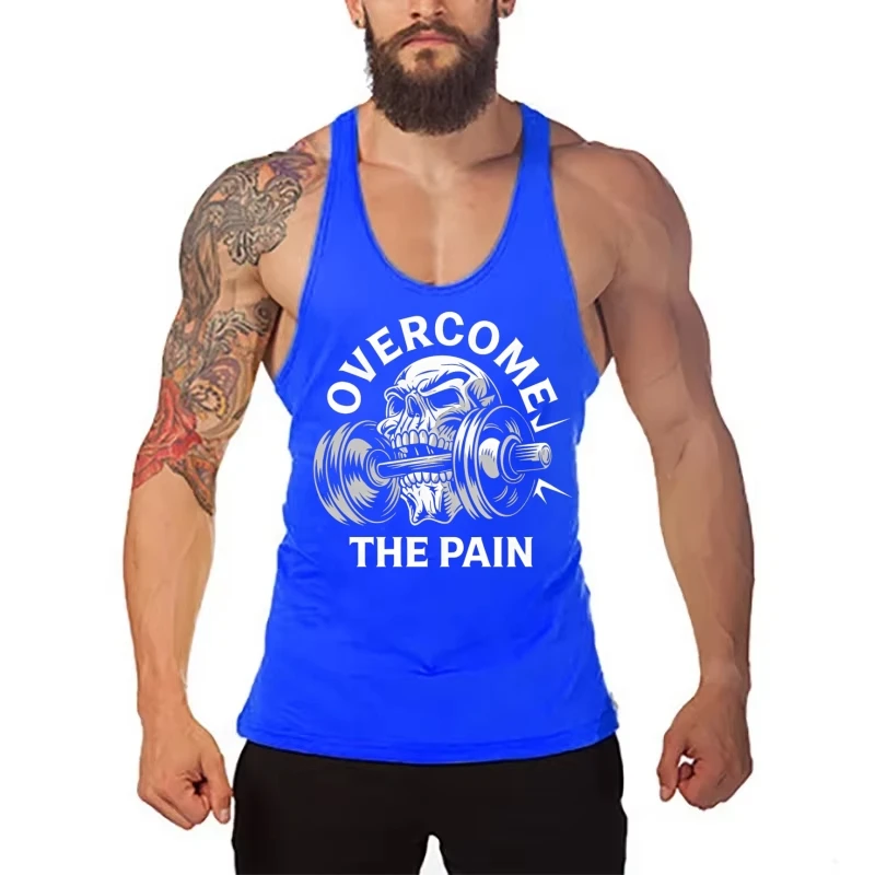 Fitness Stringer Tank Top for Men, High Stretch Moisture-Wicking Tank, Quick-Dry Breathable Sleeveless Workout Vest
