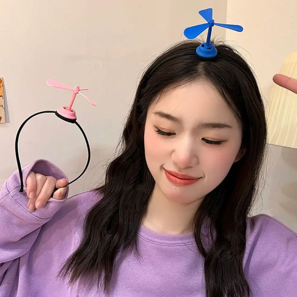 Windmill Shape Creative Hair Hoop Hair Accessories Headdress Korean Style Headband Fan Headwear Funny Hair Band Wash Face