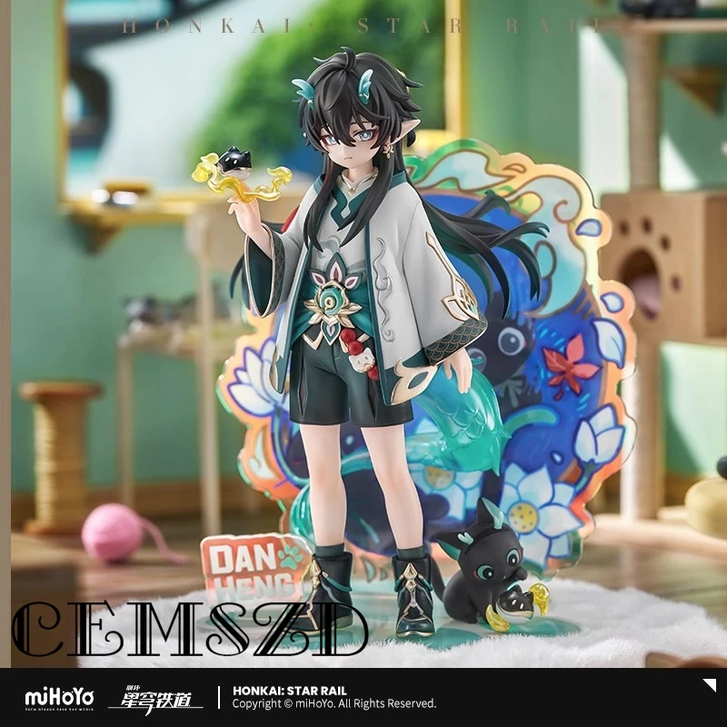 

[Genuine] miHoYo Game Honkai Star Rail DanHeng Imbibitor Lunae 19CM Desktop Collectibles Figurines Anime Card Game Accessories