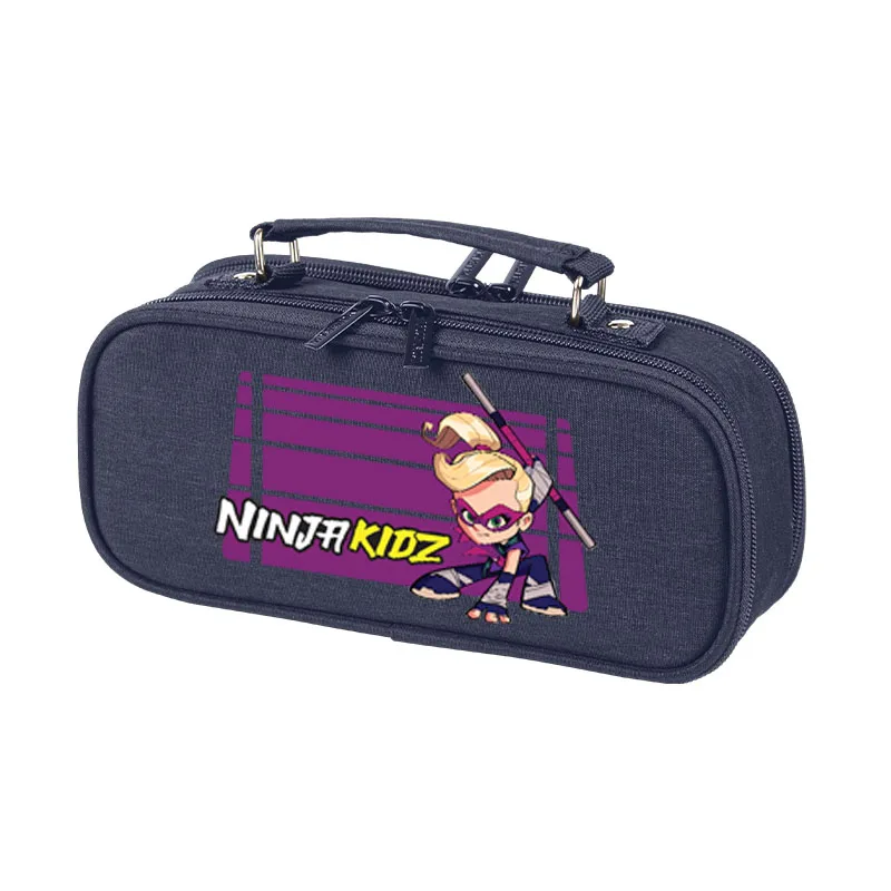 NinjaKidz Kids Pencil Case Cartoon Multi Layer Student Stationery Storage Bag Children Gift Stationary Pen Storage Bag