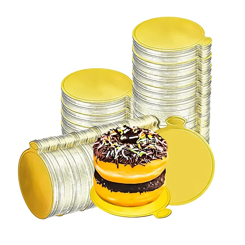 

Meibum Cake Cardboard 10/30 Pcs Golden Paper Board Silver Mousse Mat Pastries Dessert Displays Tray Cake Base Decorative Tools