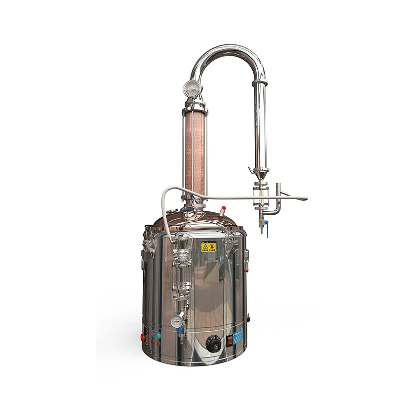High Quality Alcohol Distillation Small  25L  Copper Distillation Equipment Moonshine Distiller Distillery