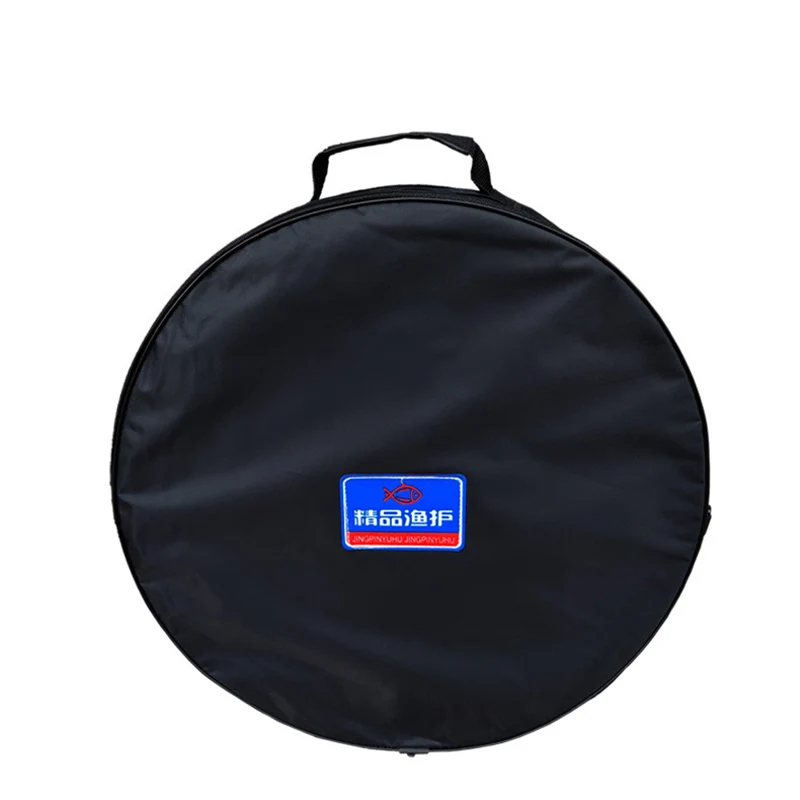 Fishing Tackle Bag Large Capacity Fishing Net Bag Storage Case Quick-drying for 25/33/40/45/50cm Shrimp Fish Net Fishing Supply