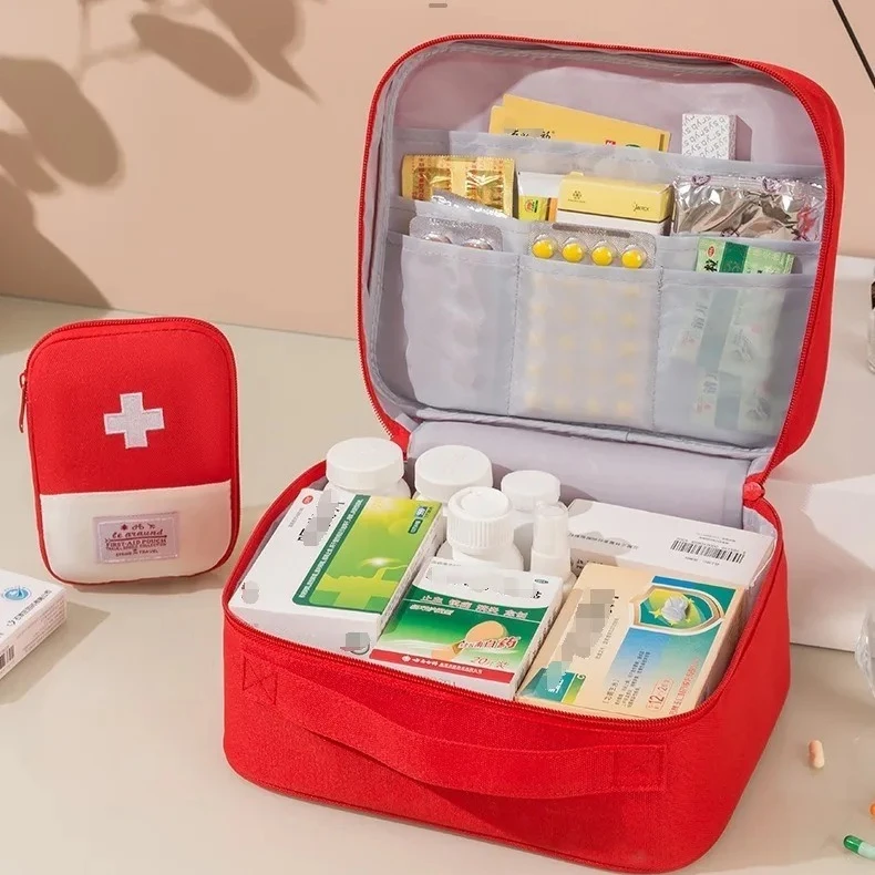 

Large Capacity 3-piece Set of Medicine Bags for Outdoor Use Small Medicine Bags for Portable Home Storage and Storage Bag Set