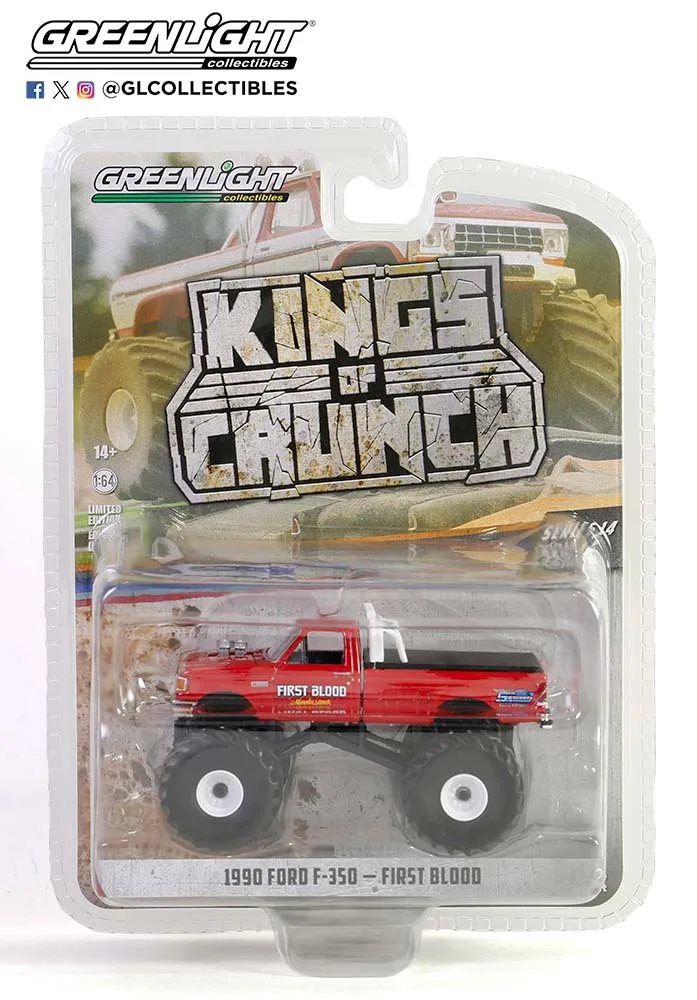 

GREENLIGHT 1/64 1990 Ford F-350 49140-F Collection of die-cast alloy trolley model ornaments