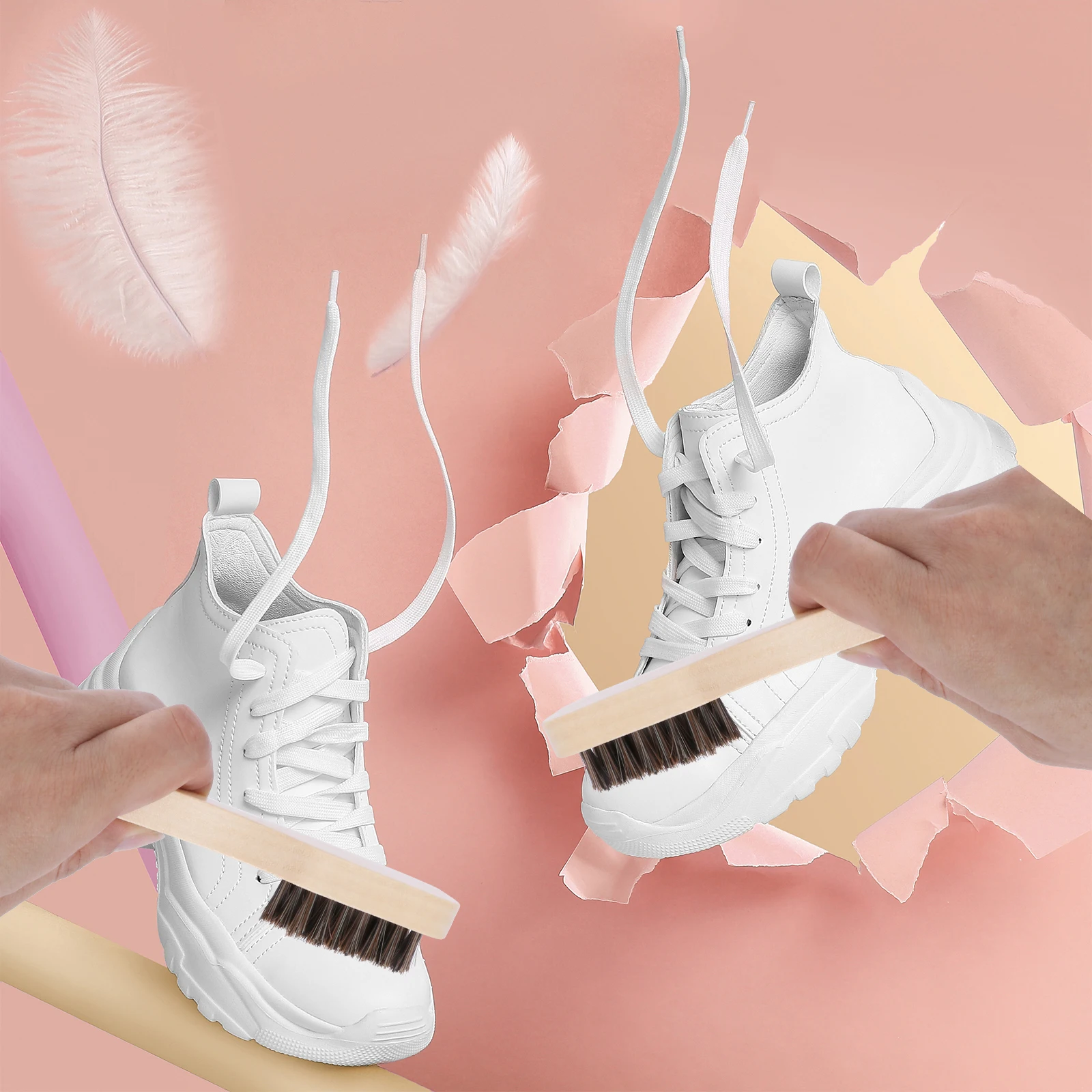 

boot brush bristle shine brush shoe brush boot and