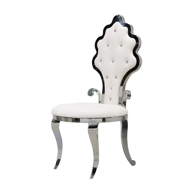 

Middle East Light Luxury Home Premium Modern Restaurant Banquet Chair Villa Metal European Hotel Chair