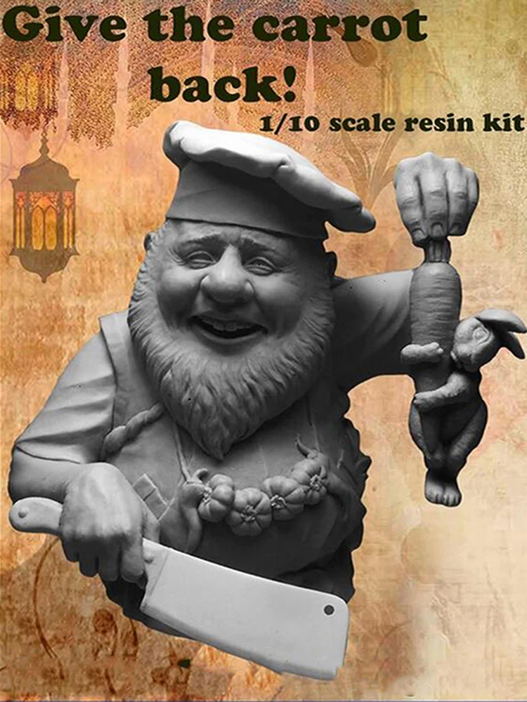 

1/10 ancient warrior Give the carrot back bust Resin figure Model kits Miniature soldier Unassembled Unpainted