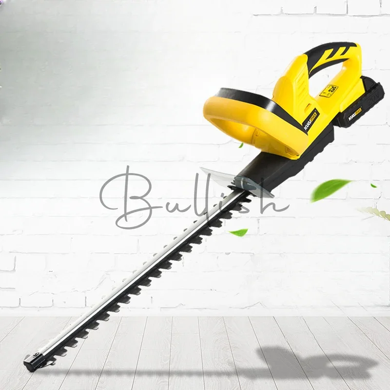 Green garden electric hedge trimmer portable tea lithium battery trimmer fence branch scissors rechargeable