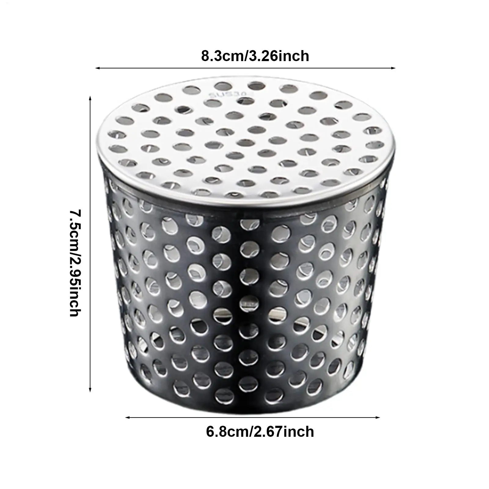 Protetores de calha de drenagem de 50-100mm, filtro de aço inoxidável, proteção de calha, protetor de folhas, capa de drenagem