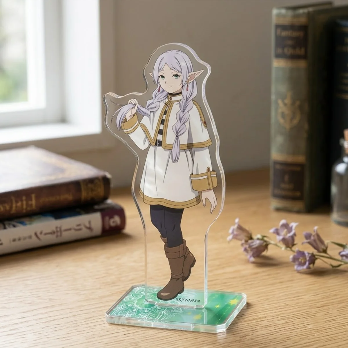Anime Sousou no Frieren 15cm Acrylic Stand Fern Stark Holiday Gift Independence Day Table Cabinet Elf Mage  keychain Figure