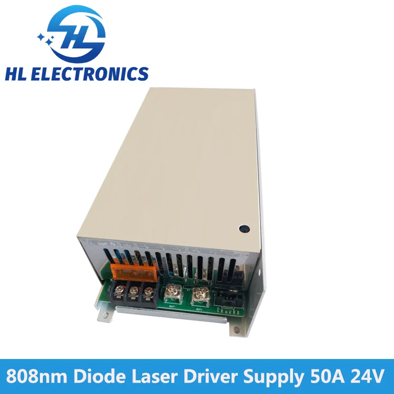 LDD-50-24 24V 50A 808nm Diode Laser Power Supply Driver for 12 Bars 600W Laser Stack