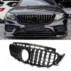 for 2016-2020 2021-2024 W213 E-Class Mercedes Benz E200 E300 E350 E350e E450 E53 AMG Front Grille Bumper Intake Hood Mesh Grid