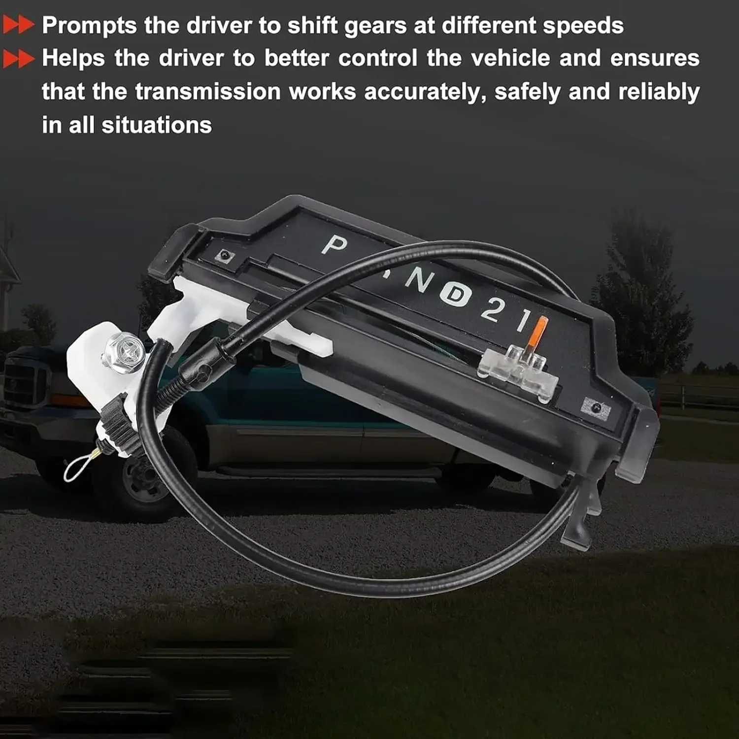 For Ford F-250 Gear Shift Indicator Cable XL3Z-7A110-AA 1999 2000 2001 2002 2003 Transmission Control Modules XL3Z7A110AA