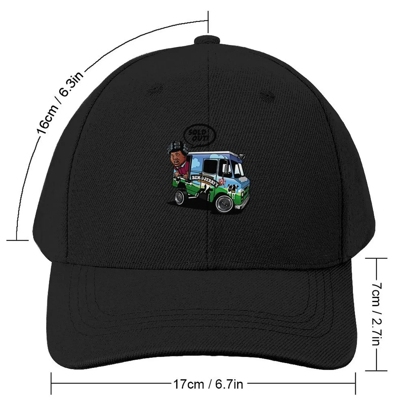 Ben and Jerry Ice Cream Sneaker Matching Baseball Cap sun hat designer cap Baseball For Men Women's