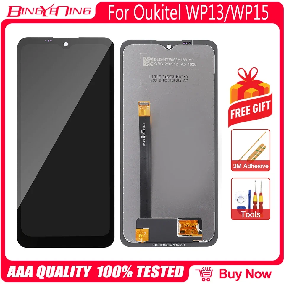 Original For OUKITEL WP13 WP15 LCD Display Touch Screen Digitizer Assembly 100% New OUKITEL WP21 WP21 Ultra LCD Touch Digitizer